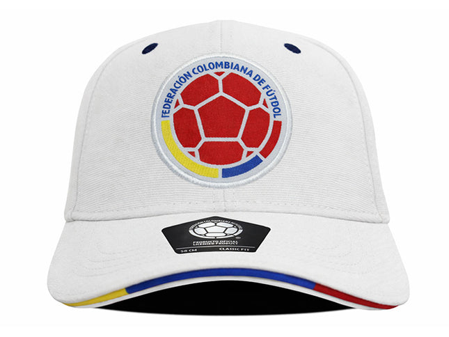 Gorra Oficial FCF Selección Colombia clásica FCFE-0124 blanco