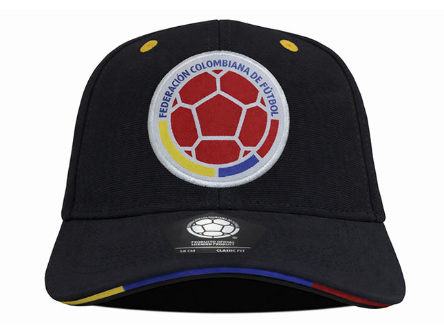 Gorra Oficial FCF Selección Colombia clásica FCFE-0124 negra