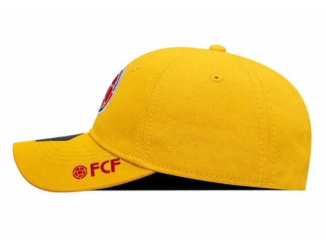 Gorra Oficial FCF Selección Colombia dad cap FCFE-0224 amarilla