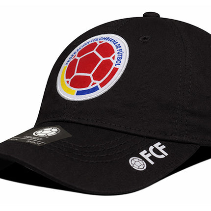 Gorra Oficial FCF Selección Colombia dad cap FCFE-0224 negro