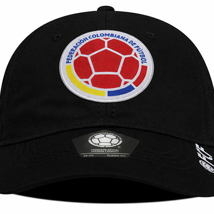 Gorra Oficial FCF Selección Colombia dad cap FCFE-0224 negro