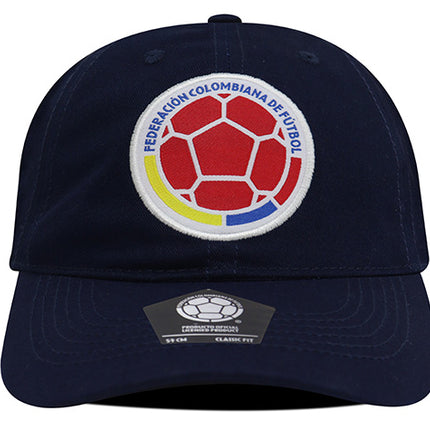 Gorra Oficial FCF Selección Colombia clásica dad cap FCFS-002