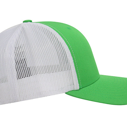 Gorra Flexfit 6606T Retro trucker Verde / Blanco