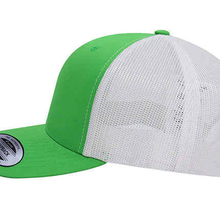 Gorra Flexfit 6606T Retro trucker Verde / Blanco