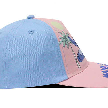 Gorra Lilo & Stitch Disney Original SKM-003 niño nama-stay at the beach rosa/azul