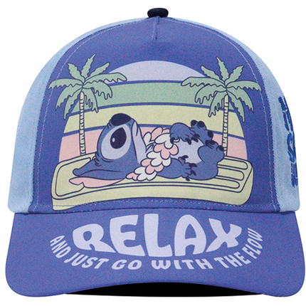 Gorra Lilo & Stitch Disney Original SKM-004 niño relax azul