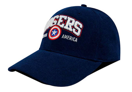 Gorra Marvel Original Rogers Captain America Azul Oc Caps