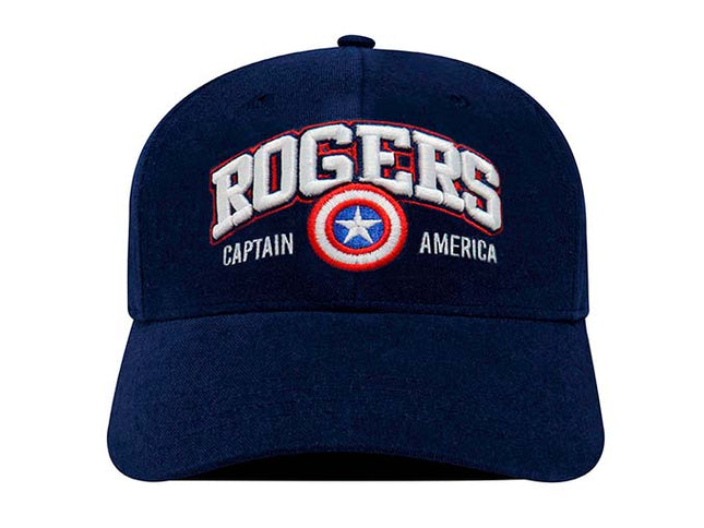 Gorra Marvel Original Rogers Captain America Azul Oc Caps