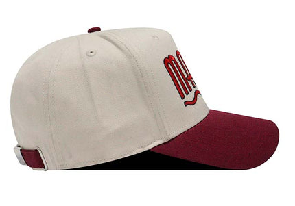 Gorra Marvel Original bicolor beige/vinotinto Oc Caps