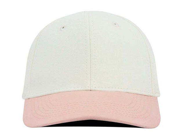 Gorra clásica beisbolera Oto-101 bicolor beige/palo rosa