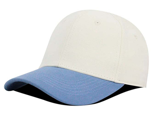 Gorra clásica beisbolera Oto-101 bicolor beige/azul