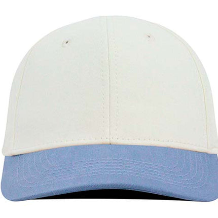 Gorra clásica beisbolera Oto-101 bicolor beige/azul