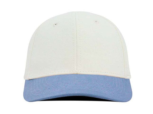 Gorra clásica beisbolera Oto-101 bicolor beige/azul