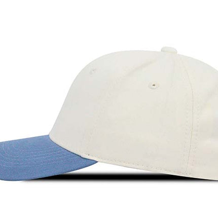 Gorra clásica beisbolera Oto-101 bicolor beige/azul