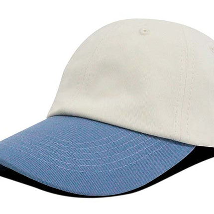 Gorra dad cap bicolor Oto-103 beige/azul