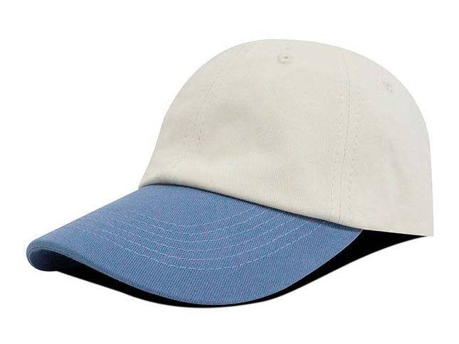 Gorra dad cap bicolor Oto-103 beige/azul
