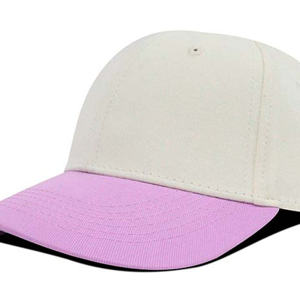 Gorra clásica beisbolera bicolor Oto-101 beige/lila