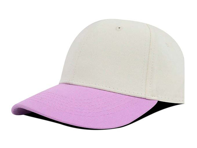 Gorra clásica beisbolera bicolor Oto-101 beige/lila
