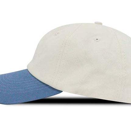 Gorra dad cap bicolor Oto-103 beige/azul