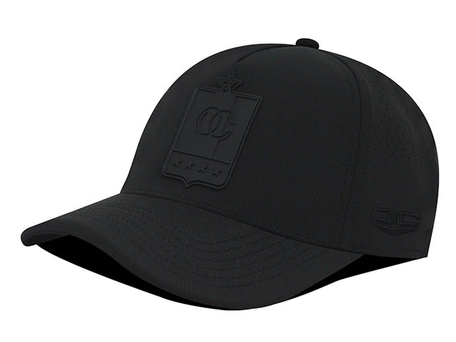 Gorra Once Caldas Oficial deportiva Negra tono a tono