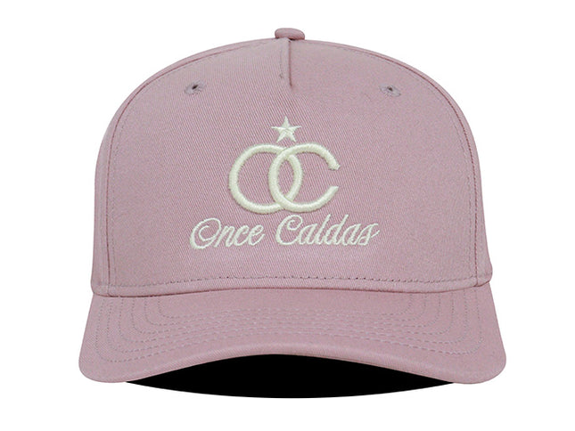 Gorra Once Caldas Oficial palo rosa 2004