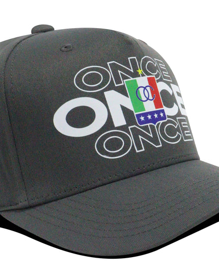 Gorra Once Caldas Oficial Gris