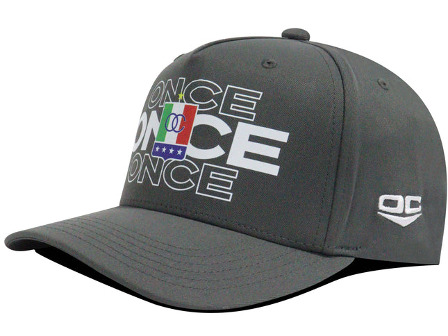 Gorra Once Caldas Oficial Gris