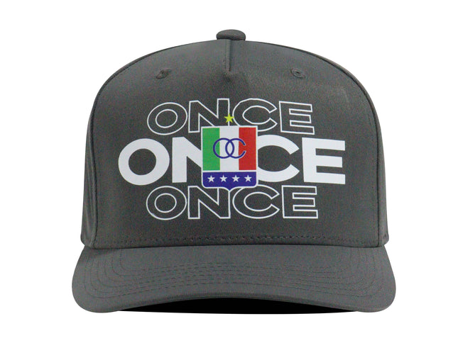Gorra Once Caldas Oficial Gris