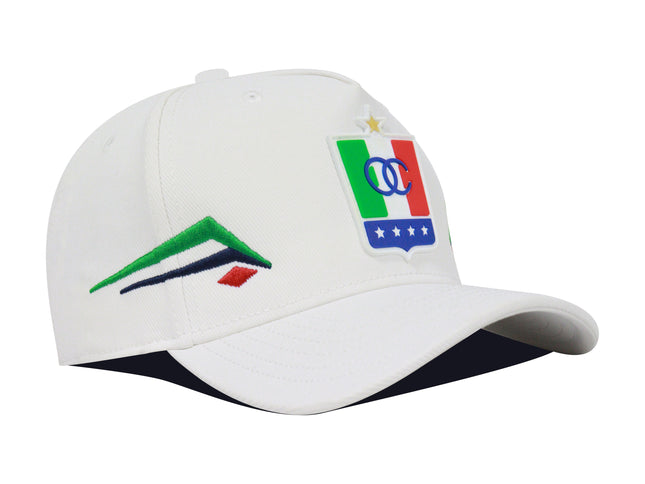 Gorra Once Caldas Oficial blanca tradición 98