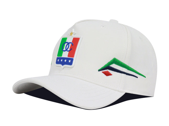 Gorra Once Caldas Oficial blanca tradición 98