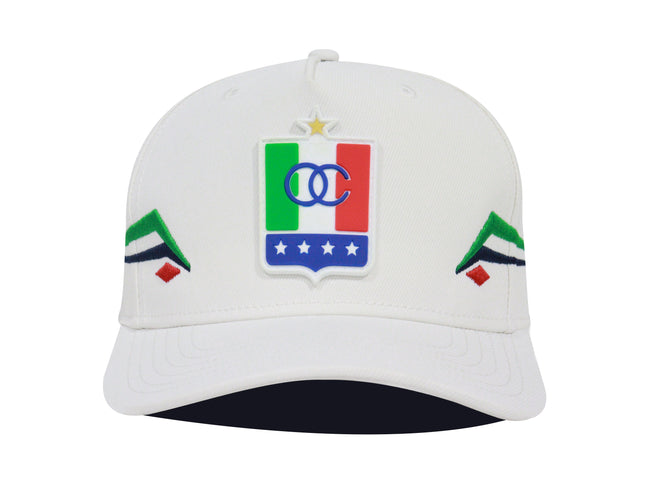 Gorra Once Caldas Oficial blanca tradición 98