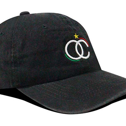 Gorra Once Caldas Oficial drill negra