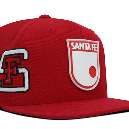 Gorra Independiente Santa Fe Oficial OC Caps plana roja