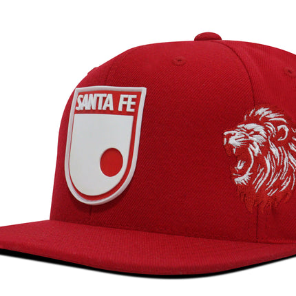 Gorra Independiente Santa Fe Oficial OC Caps plana roja