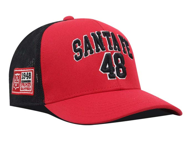 Gorra Independiente Santa Fe Oficial OC Caps Roja Malla Negra