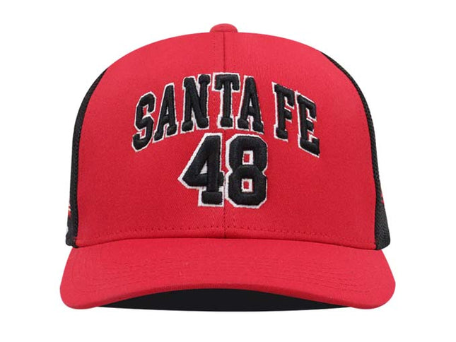 Gorra Independiente Santa Fe Oficial OC Caps Roja Malla Negra