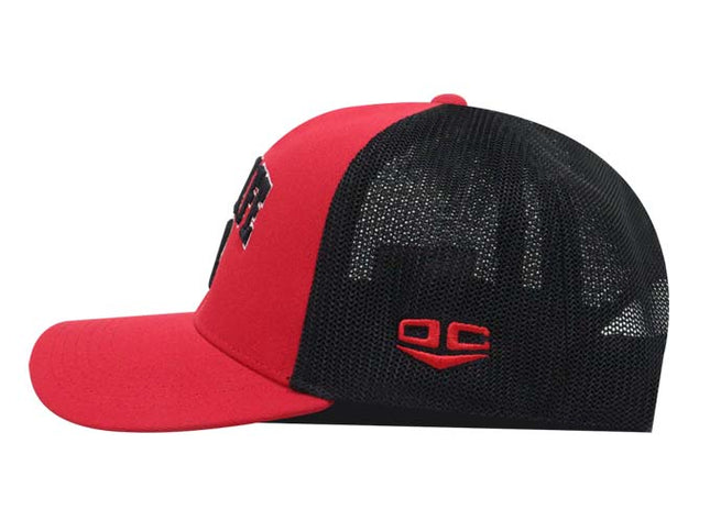 Gorra Independiente Santa Fe Oficial OC Caps Roja Malla Negra