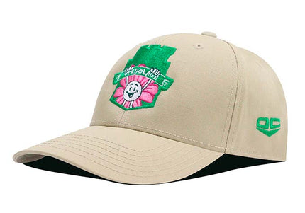 Gorra Atlético Nacional Feria de flores edición especial OC Caps khaki