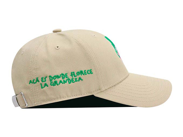 Gorra Atlético Nacional Feria de flores edición especial OC Caps khaki