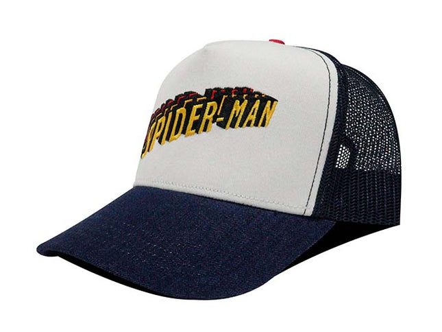Gorra Spiderman Marvel Original de malla blanco/azul Oc Caps