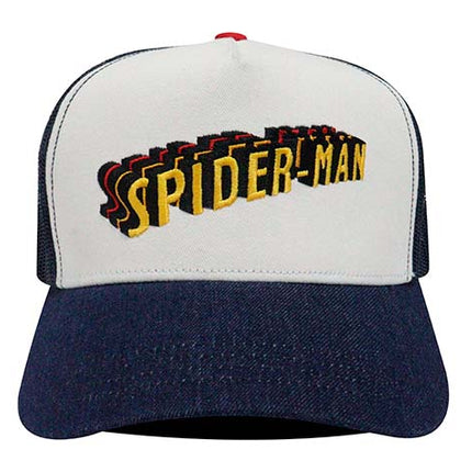 Gorra Spiderman Marvel Original de malla blanco/azul Oc Caps