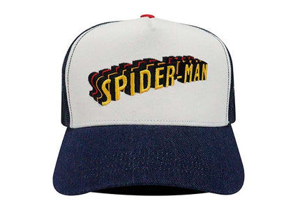 Gorra Spiderman Marvel Original de malla blanco/azul Oc Caps