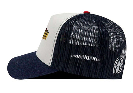 Gorra Spiderman Marvel Original de malla blanco/azul Oc Caps