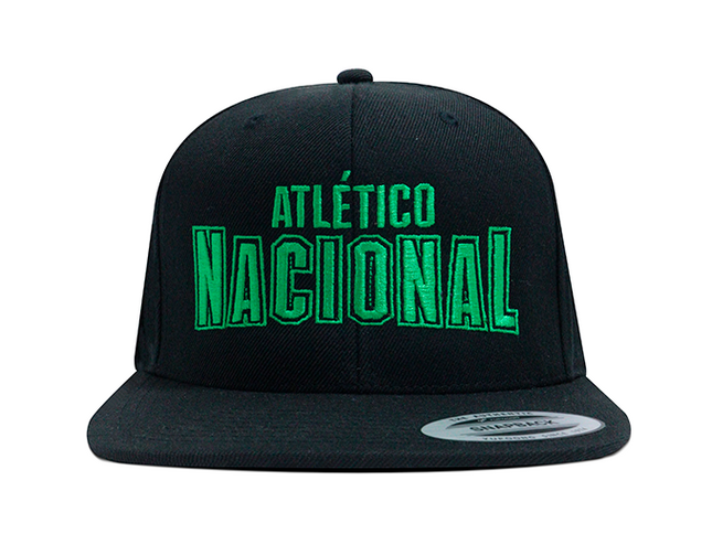Gorra Atlético Nacional Oficial Flexfit Vintage 89 Negro