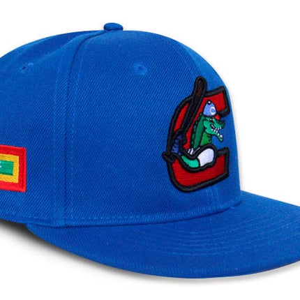 Gorra Caimanes de Barranquilla Oficial Fanaticos Azul Plana