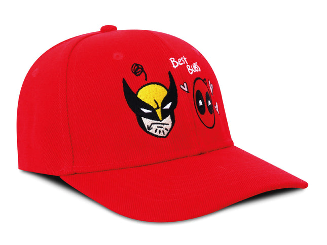 Gorra Deadpool &amp; Wolverine Original Edición limitada Best Bubs Roja