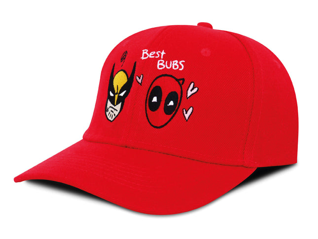 Gorra Deadpool &amp; Wolverine Original Edición limitada Best Bubs Roja