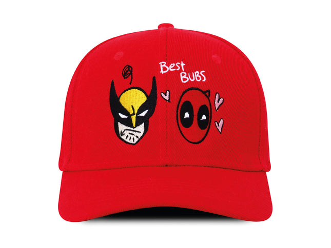 Gorra Deadpool &amp; Wolverine Original Edición limitada Best Bubs Roja