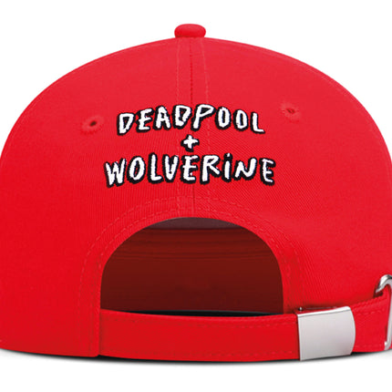 Gorra Deadpool &amp; Wolverine Original Edición limitada Best Bubs Roja
