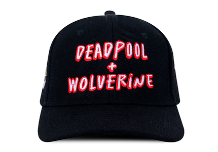 Gorra Deadpool &amp; Wolverine Original Edición limitada D&amp;W Negra